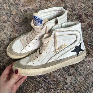 Golden Goose Slide High Top Sneakers
